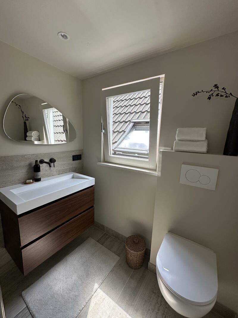New bathroom after the renovation
